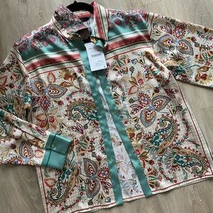 Zara Scarf Blouse NWT